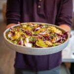 Hashbrown Casserole Salad, Recipe by Sean Rumery. Photo by Debbie Cunningham