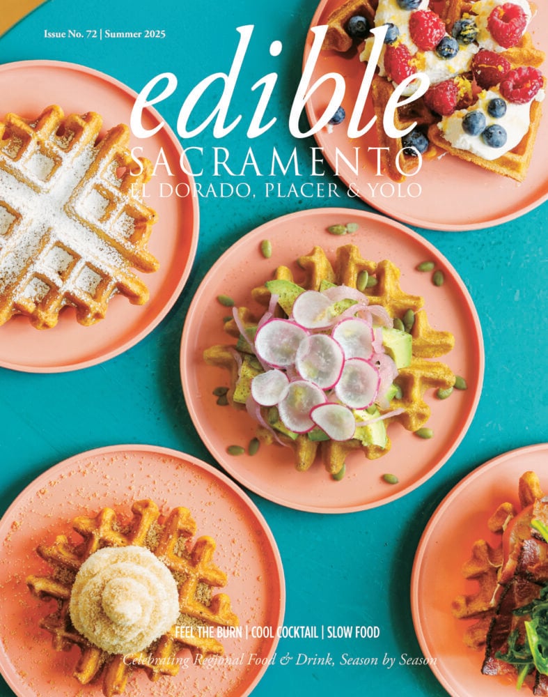 Cover of Edible Sacramento Magazine, Summer 2025