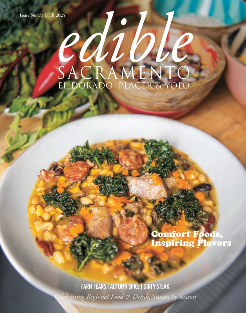 Cover of Edible Sacramento Magazine, Fall 2025