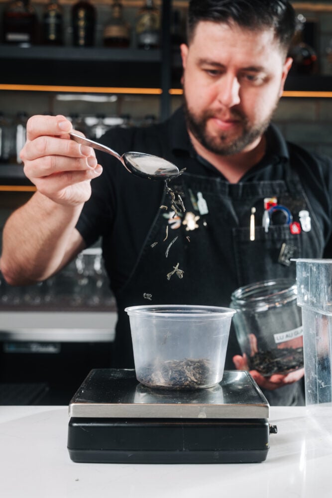 Green Tea–Infused Vodka recipe by Adrian Bayardo. Photo Anna Wick