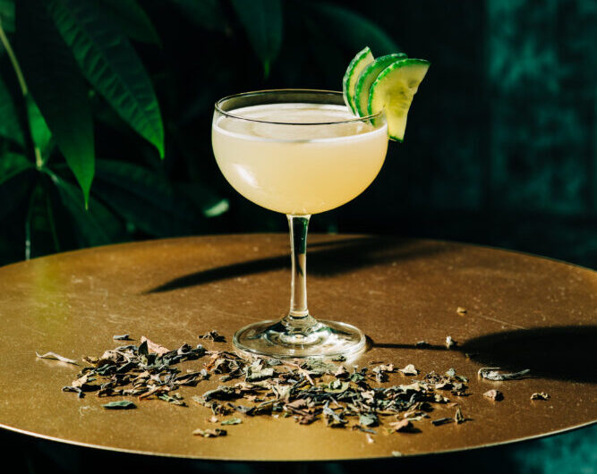 Green Tea Cucumber Gimlet recipe by Adrian Bayardo.