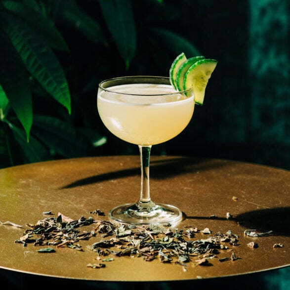 Green Tea Cucumber Gimlet recipe by Adrian Bayardo.
