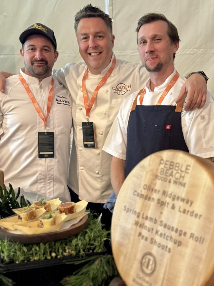 Camden's Oliver Ridgeway and team at 2024 Tasting Pavilion.
