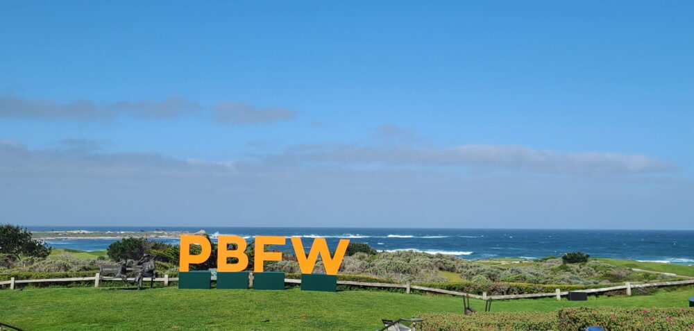 Stunning oceanfront scenery provides the backdrop for PBFW events.