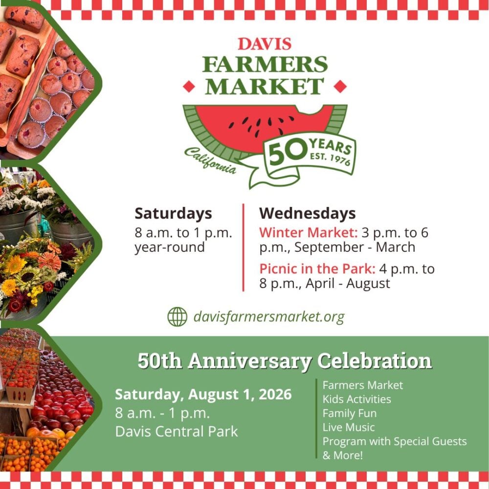 Davis Farmers Market 50 year celebration